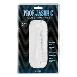 Prof Jason C Gaine de masturbation Palm Stroker N3 - 12.5cm transparente